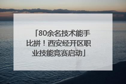 80余名技术能手比拼！西安经开区职业技能竞赛启动