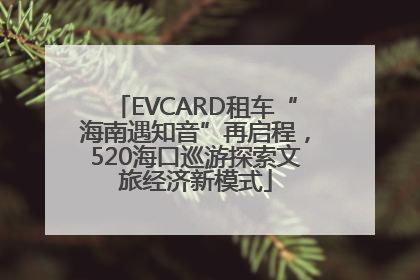 EVCARD租车“海南遇知音”再启程，520海口巡游探索文旅经济新模式